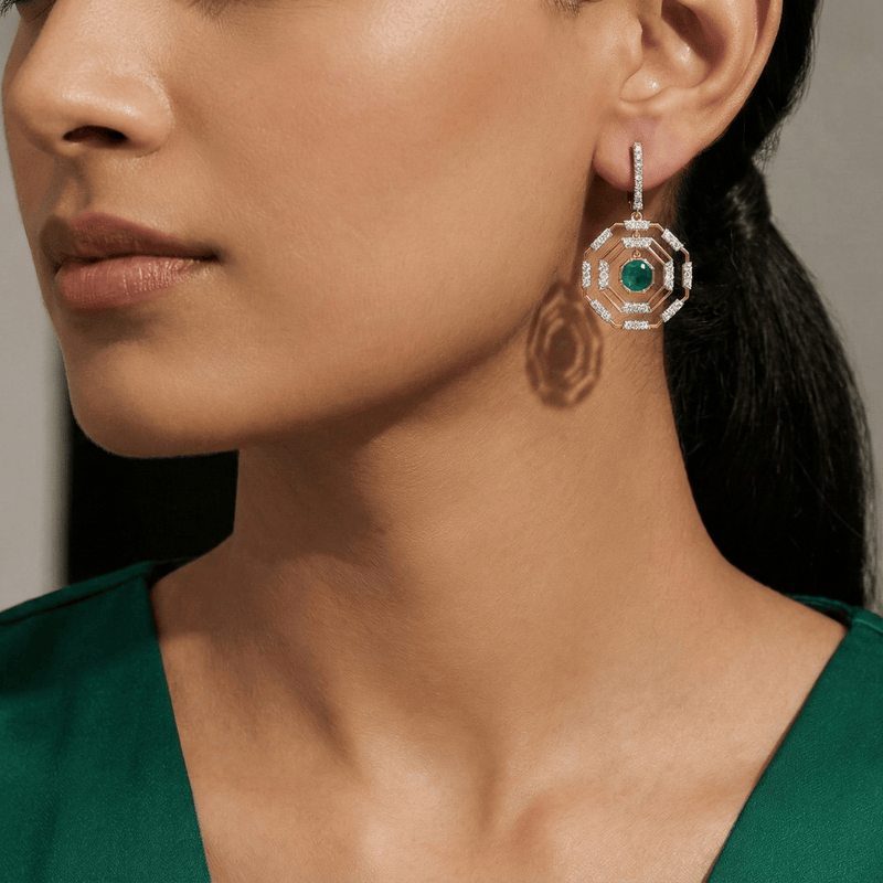 The Eternal Signature Emerald Openwork Set