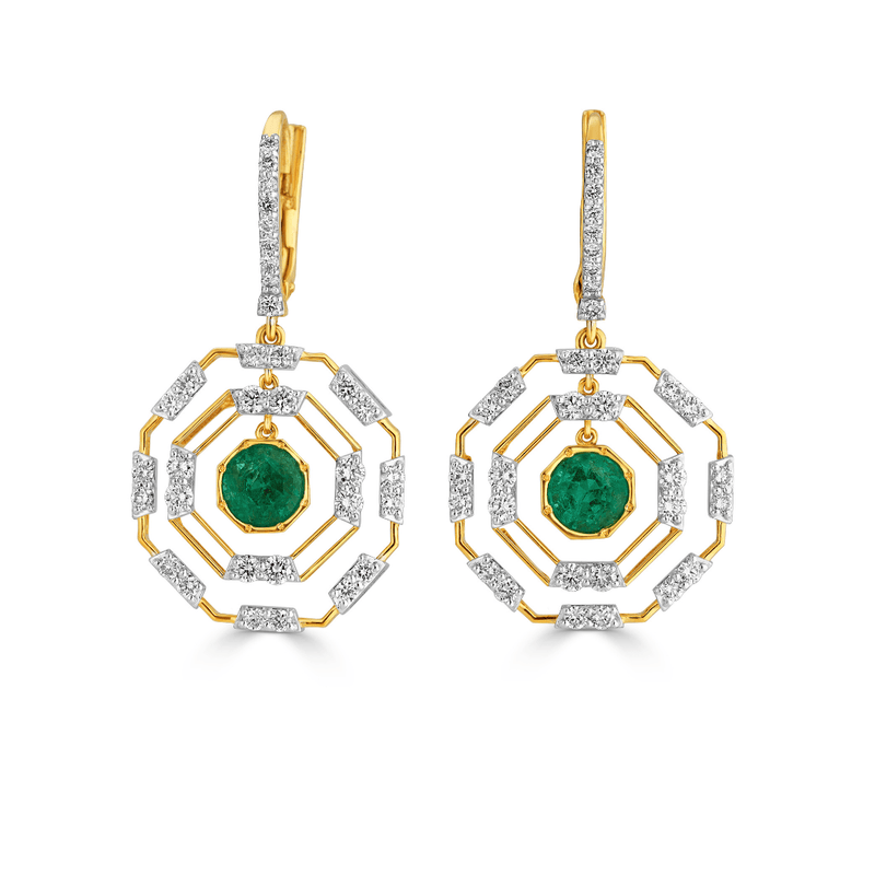 The Eternal Signature Emerald Openwork Set